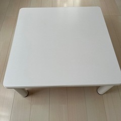 ローテーブル 正方形 白