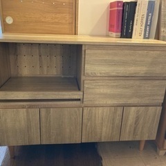 店頭受け渡し】 ニトリ 白色 レンジボード アリシア120KB WH 中古品