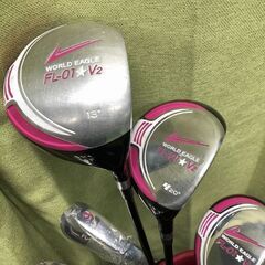 FL-01 V2☆レディース☆ゴルフクラブセット☆バックフードカバー無し