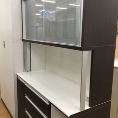 トレファク神戸新長田】ダークブラウン×ホワイトのレンジボード  