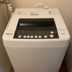無料で洗濯機(Hisense)お譲りします。