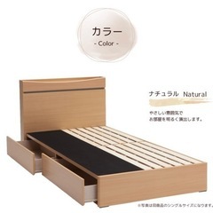 クイーンベッド　フレーム・マットレス・掛け布団・枕セット