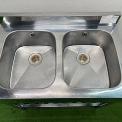 アズマ/azuma 業務用 ステンレス 2槽シンク流し台 店舗 飲食店