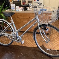 内装3段変速】26インチ自転車 シルバー