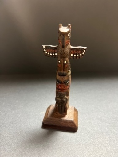 カナダお土産　トーテムポール　レプリカ