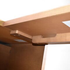 【ヤフ取引終了11/11】≪y431≫美品 カリモク L字 システムデスク/社長デスク/サイドデスク キャビネット付 オフィス/書斎 41015-02