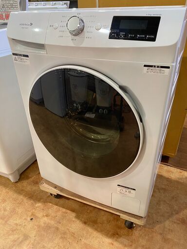 【愛品館市原店】ヤマダ 2018年製 6.0Kgドラム式洗濯機 YWM-YV60F1 【愛市I4S030801-104】