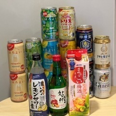 お酒　ほろよい、ビール、レモンサワー、梅酒など全17点セット