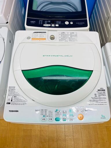1038 分解清掃済み 洗濯機 トウシバ AW-605 5㎏ 2013年製 安心の3ヵ月 ...