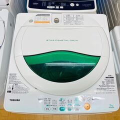 1038 分解清掃済み 洗濯機 トウシバ AW-605 5㎏ 2013年製 安心の
