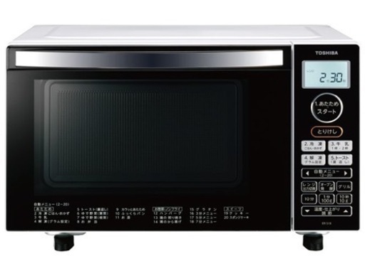 【予定者決定致しました】【新品未使用】東芝 オーブンレンジER-S18 ホワイト