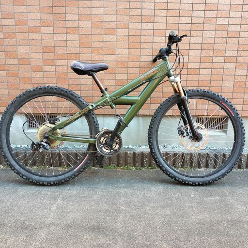 レストアベースに！ダウンヒルMTB Hot chili Slay the slarom ジャンク 防犯登録込