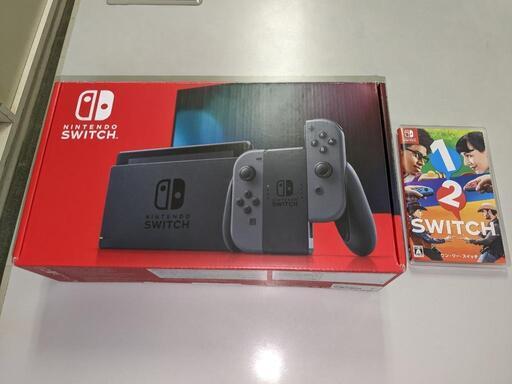 Nintendo　Switch　グレー　＋　ソフト１本