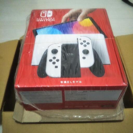 任天堂スイッチel白完全未開封!!
