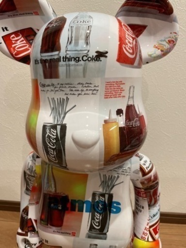 ベアブリック アトモス×コカコーラ 1000% 