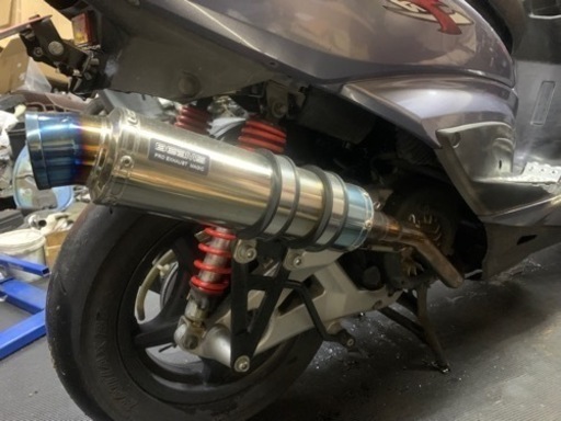 シグナス 1型2型用 BEAMSマフラー