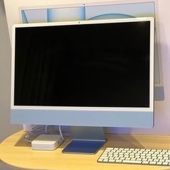 iMac 2021  箱付き、Apple care保証付き2024年7月まで　パソコン　PC Apple