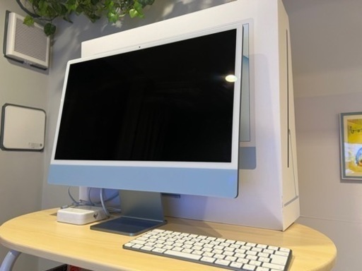iMac 2021  箱付き、Apple care保証付き2024年7月まで　パソコン　PC Apple