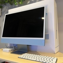 iMac 2021  箱付き、Apple care保証付き202...