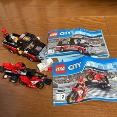 LEGOシティ　レースバイクキャリアー⭐︎組み立て説明書付き