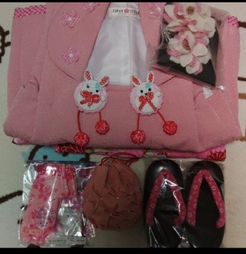 3歳七五三被布セット着物フルセットJAPANstyleジャパンスタイル