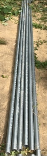 単管パイプ 48.6cm x 5m 18本