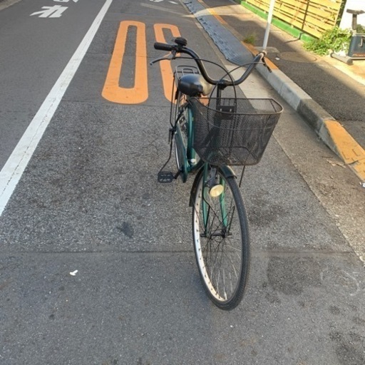 緑色自転車