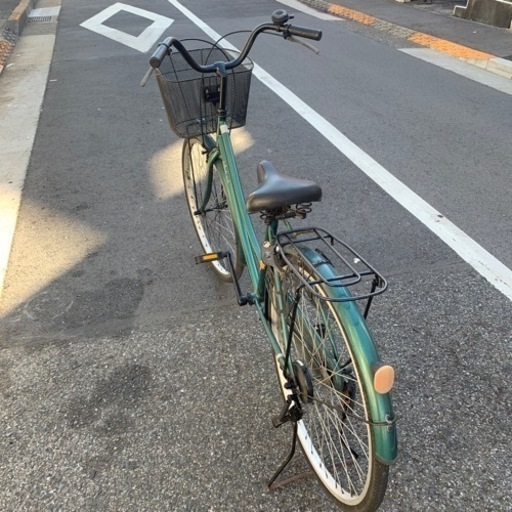 緑色自転車