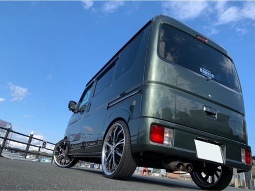 DA17 社外マフラー　reverse 車検対応書類付き