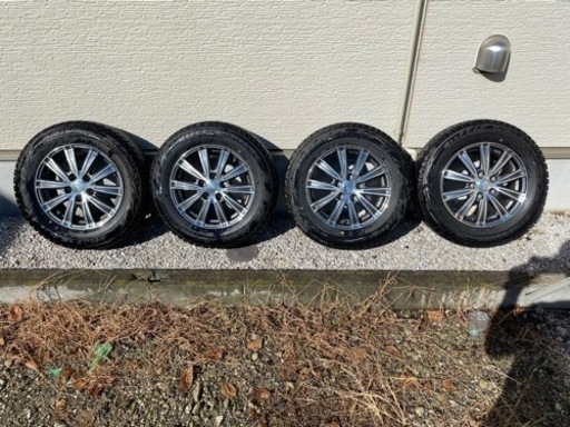 ブリヂストン　REVO　GZ　195/65R15　4本セット　№6092E　室内保管　スタッドレス　冬タイヤ