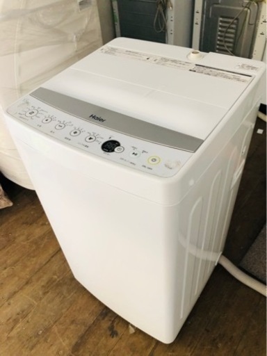 配送可能　ハイアール 5．5kg全自動洗濯機 エディオンオリジナル ホワイト JW-C55BE-W