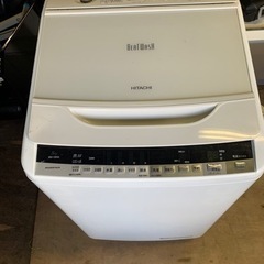 配送可能 日立 HITACHI BW-V80A W [ビートウォッシュ 全自動洗濯機  