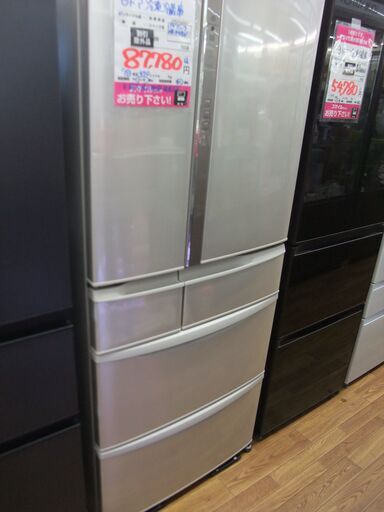 店頭販売限定　パナソニック　6ドア冷凍冷蔵庫　NR-F473V-N　２０１８年製　470L