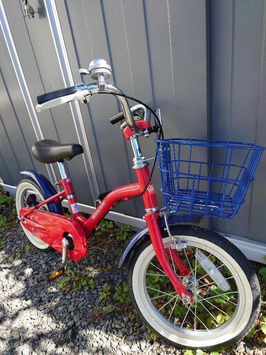 子供用自転車　14インチ　アサヒオリジナル　補助輪付