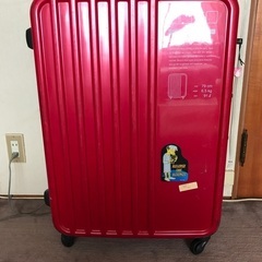 サムソナイト スーツケース 赤