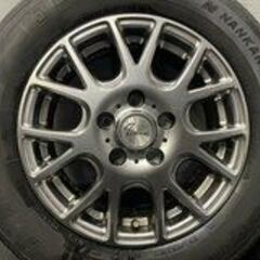 【NANKANG REMEX RX-615 195/65R15】夏タイヤ【Verthandi 15インチ 6J5HPCD114.3+50】19年製 ヴォクシー ノア等　(MTA356) クレジットカード QRコード決済可能