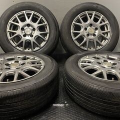 【NANKANG REMEX RX-615 195/65R15】夏タイヤ【Verthandi 15インチ 6J5HPCD114.3+50】19年製 ヴォクシー ノア等　(MTA356) クレジットカード QRコード決済可能