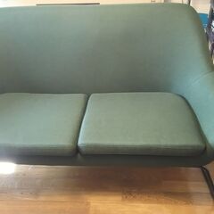 二人掛けソファー（グリーン）