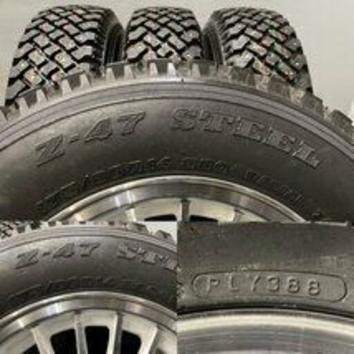 【TOYO Z RADIAL Z-47 STEEL 175/80R14】スパイクタイヤ【社外ホイール 14インチ 6J4HPCD114.3+38】　(VTO612) クレジットカード QRコード決済可能 TOYO Z RADIAL Z-47 STEEL 175/80R14】スパイクタイヤ【社外ホイール