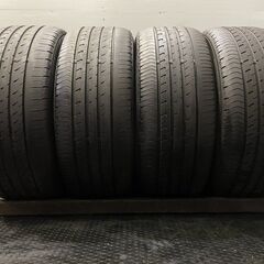 DUNLOP VEURO VE303 235/50R18 18インチ 夏タイヤ 4本 2017年製 バリ溝 アルファード ヴェルファイア レクサスLS等　(VTM639) クレジットカード QRコード決済可能