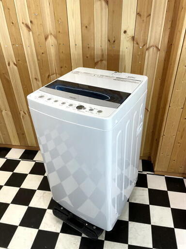 Haier 全自動洗濯機 JW-C45D 2021年製　ホワイト　4.5kg 単身様　3Dウィングパルセーター　住まい