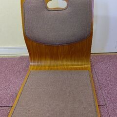 木製座椅子 ①