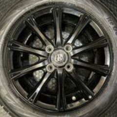 タイヤ走行短め 21年製【YOKOHAMA ice GUARD iG70 155/65R14】スタッドレス【BRANDLE-LINE 14インチ 4.5J4HPCD100+44】タント等 (VTN654)クレジットカード QRコード決済可能