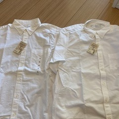 【東京駅での受け渡し可能】無印良品のボタンダウンシャツ2枚　新品未使用