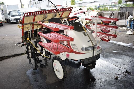 【11/8破棄】≪y434≫YANMAR/ヤンマー 田植え機 Power Steering Pe-50R 土付苗用 RR-50 田植え/田んぼ/農機/農業機械 41016-01