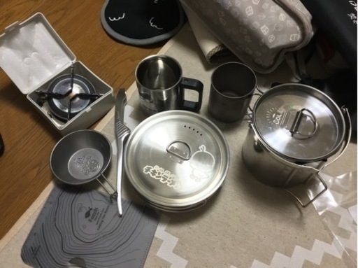 (女性にオススメ)キャンプ道具一式