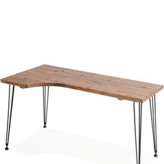 LOWYA ロウヤ ワークデスク ヴィンテージ L字 木製 スタイリッシュ