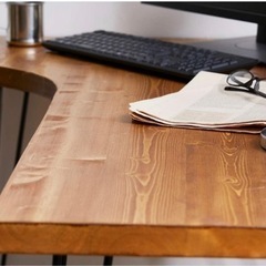 LOWYA ロウヤ ワークデスク ヴィンテージ L字 木製 スタイリッシュ