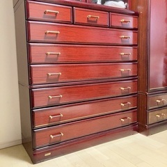 39,800円　高級総桐だんす　チェスト　衣類引き出し収納家具