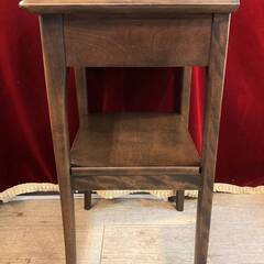 IDC大塚家具 MORISHIGE(モリシゲ) 天然木 ローリー サイドテーブル コンソールテーブル ダークブラウン モダン 検)ロイズ アンティークス★買取帝国 志木店